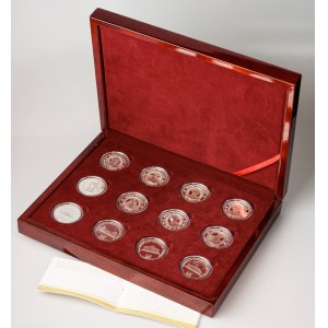 Uzbekistan 100 Som 1999 & 2001 Set of 12 coins