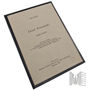 Książka: Józef Piłsudski Wśród Wodzów/Leon Koczy/ Emigracja/ Edynburg