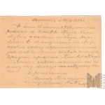 Second Polish Republic Postcard: Committee for the Cross and Medal of Independence — Sosnowiec, Warsaw 1937