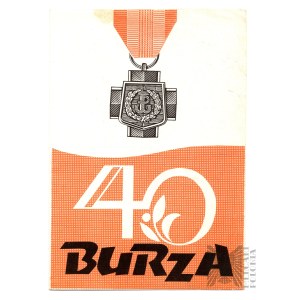 PRL Broszura 40-lecie Akcji Burza - Informacje o Armii Krajowej - Armia Krajowa, Akcja Burza