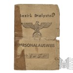 Poland/German Occupation: Identity Card (Ausweis)/ Białystok District/ Augustów/ 1943