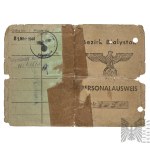 Polska/Okupacja Niemiecka: Dowód Osobisty (Ausweis)/ Okręg Białystok/ Augustów/ 1943