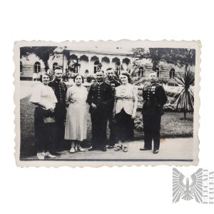 II RP Fotografia Żołnierzy Wojska Polskiego z Partnerkami
