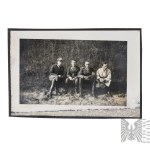 Second Polish Republic: Photograph of Officers at Rest