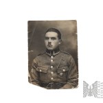 Second Polish Republic: Portrait Photography, Early Polish Army—Badge for the Defenders of the Eastern Borderlands, Chevrons for Years of Service