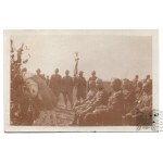 Second Polish Republic: Photograph of an Outdoor Mass; Cavalry Banner