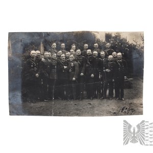Seconda Repubblica Polacca - Foto di gruppo degli ufficiali dell'Esercito polacco - Croce al Valore