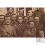 [AUTOGRAF PIŁSUDSKIEGO] II RP Fotografia Józefa Piłsudskiego w Otoczeniu Oficerów Karol Pęcherski. Belweder Warszawa