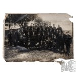 Second Polish Republic: Photograph: Polish Army Soldiers / Lebel Rifle, Saber