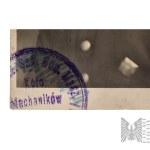 Poland/Second Polish Republic: Photograph of a cadet from the 58th Infantry Regiment/Poznań/Greater Poland/Badge/Mechanic