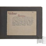 Second Polish Republic/PSZnZ Photo Album with a Dedication in Memory of Those Who Fell in Warsaw Our albums, maps, plans, guidebooks, etc.
