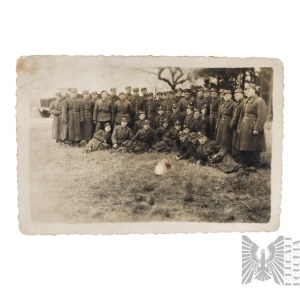 PRL/LWP Fotografia Grupowa Żołnierzy Ludowego Wojska Polskiego
