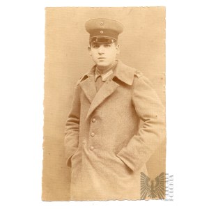 Cesarstwo Niemieckie Fotografia Studyjna Żołnierza Niemieckiego - Poznań/Posen 1919