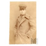 German Empire: Studio Photograph of a German Soldier - Poznań/Posen, 1919