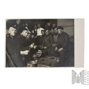 Łotwa Fotografia Żołnierzy Armii Łotewskiej i Marynarza 1929