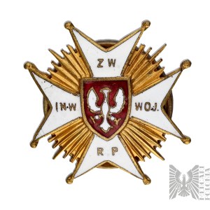 II RP Odznaka Związek Inwalidów Wojennych W. Stomów Warszawa Zbiór Rodzinny Picheta i Pająk