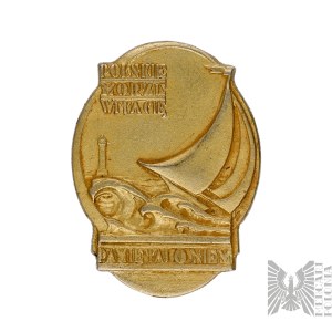 II RP Odznaka Polskie Morze Wita Cię S.Reising Warszawa Zbiór Rodzinny Picheta i Pająk