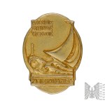 Second Polish Republic "The Polish Sea Welcomes You" Badge, S. Reising, Warsaw, Picheta and Pająk Family Collection