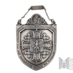 [925 SILVER] PSZnZ Commemorative Gorget of the 2nd Polish Corps – Jerusalem, Jeruzalem – Picheta and Pająk Family Collection