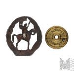 PSZnZ/III RP Miniatura Odznaki 10 Pułku Dragonów Panasiuk