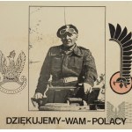 PSZnZ Oprawiony Plakat Wyzwolenie Bredy - 1 Dywizja Pancerna, Stanisław Maczek, Wiewióra