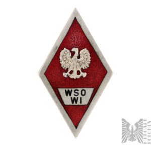 PRL Odznaka Absolwenta WSOWI Wyższa Szkoła Oficerska Inżynierii Wojskowej