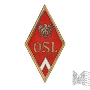 PRL Oficerska Szkoła Lotnictwa Odznaka Oficerska Szkoła Lotnicza OSL