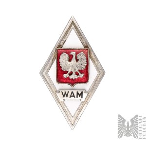 PRL Odznaka Absolwentka WAM - Wojskowa Akademia Medyczna