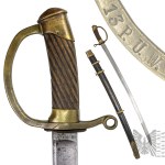 Second Polish Republic Saber of the 13th Vilnius Uhlan Regiment / Model 1881 Saber / Tsarist Russia / Złatoust / Regimental Issue / Polish-Bolshevik War