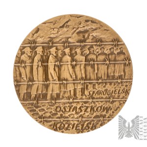 Polska/PRL/IIIRP: Medal Pamięci Polskich Oficerów Zamordowanych w 1940 Roku/ Katyń/ Kozielsk/ Ostaszków/Starobielsk