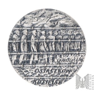 Polska/PRL/III RP: Medal Pamięci Polskich Oficerów Zamordowanych w 1940 roku/ Katyń/Starobielsk/Kozielsk/Ostaszków