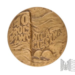Polska/PRL: Medal 40 Rocznica Zwycięstwa [nad Faszyzmem] 1945-1985/ 9 Maja