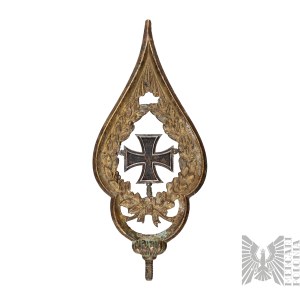1WŚ/Niemcy: Grot Sztandaru z: Krzyż Żelazny 1914 (Eisernes Kreutz 1914)/ Prusy