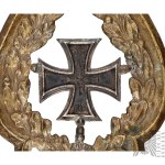1WŚ/Niemcy: Grot Sztandaru z: Krzyż Żelazny 1914 (Eisernes Kreutz 1914)/ Prusy