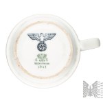 Third Reich Wehrmacht Mess Hall Mug, 1941, Tielsch-Altwasser, Stary Zdrój