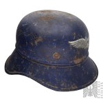 2WŚ/Niemcy: Hełm “Gladiator” Luftschutz/ Obrona Przeciwlotnicza/ Flak/ III Rzesza