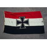 III Rzesza Rzadka Duża Bandera Wojenna Kriegsmarine Wzór 1933-1935 - Marynarka Wojenna, Flaga, Bandera