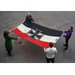 III Rzesza Rzadka Duża Bandera Wojenna Kriegsmarine Wzór 1933-1935 - Marynarka Wojenna, Flaga, Bandera