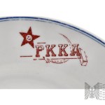 2WŚ/ZSRR: Talerz z Kantyny Oficerskiej Armii Czerwonej/RKKA