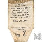 US Army/2 Wojna Światowa/USA Furażerka Amerykańska Garrison Cap Summer Service Podporucznik Second Lieutenant