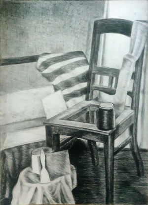 Michał Kowalkowski, Martwa natura z krzesłem, 2005