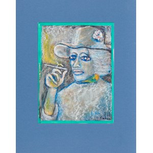 Eugeniusz TUKAN-WOLSKI (1928-2014), La signora con la sigaretta