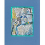 Eugeniusz TUKAN-WOLSKI (1928–2014), Lady with a Cigarette