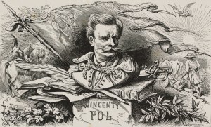 Juliusz KOSSAK (1824-1899), Wincenty Pol, winieta do Mohorta