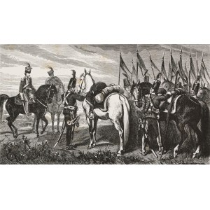 Juliusz KOSSAK (1824–1899), Preparations for the March from Camp to the Battlefield at Boryszkowice in 1792
