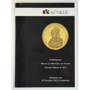 Catalog, Gold Coins, Medieval and Modern Coins, and German Coins from 1871 Onward