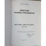 Zdzisław Sawicki, Polish Army Insignia: Artillery and Armored Forces, 1921–1929, Warsaw, 2018