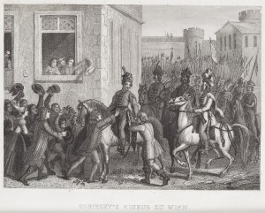 Wjazd króla Jana III Sobieskiego do Wiednia, 1834