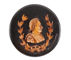 Tondo z królem Janem III Sobieskim w 200-setną rocznicę Odsieczy Wiedeńskiej, 1883