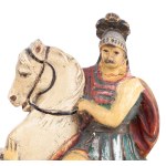 A statue of Jan III Sobieski on horseback, with a Turk at his feet